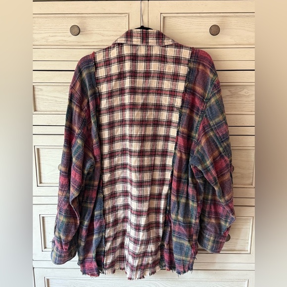 Urban Outfitters Bdg Robbie spliced flannel shirt button down - Picture 5 of 13